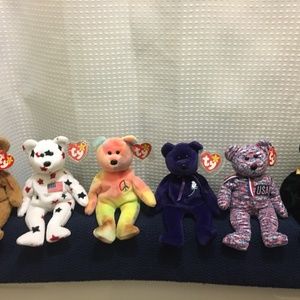 TY. Bennie Babies Lot (48) 90,s early 00,s